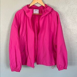 Bright Pink Hooded Jacket